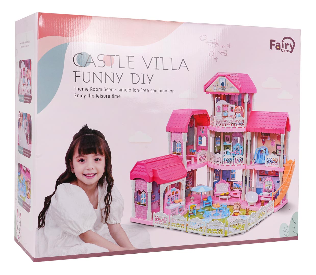 Kućica za lutke MEGA Princess House + dodaci