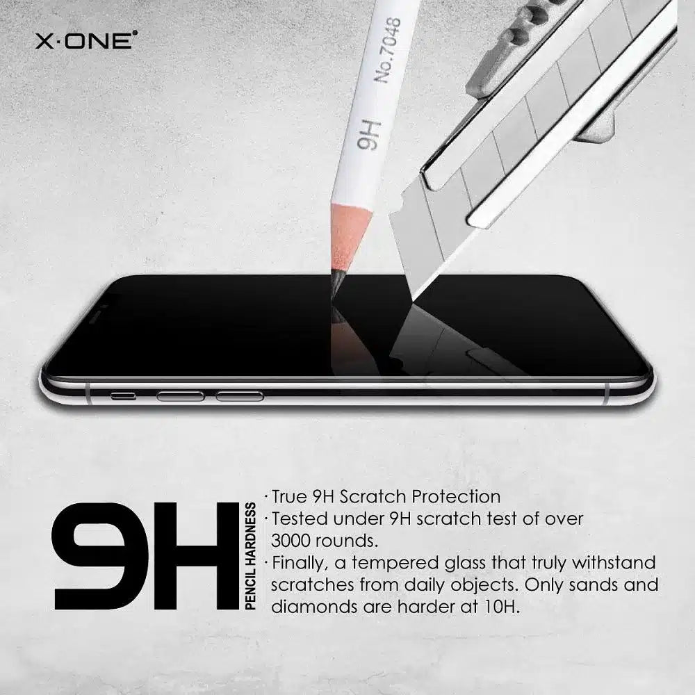X-ONE Full Cover Extra Strong Tempered Glass Matte - za iPhone 15 Pro Max (popolno lepljenje) črna