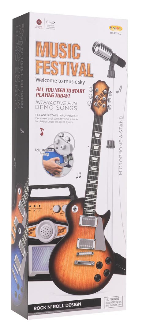 Dječja gitara + pojačalo – brončana