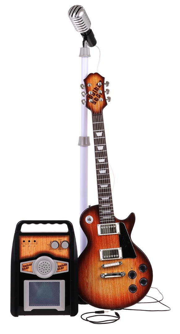 Dječja gitara + pojačalo – brončana