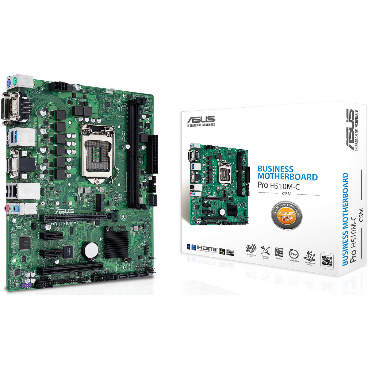 ASUS Pro H610M-C-CSM Intel H610 LGA 1700 Mikro ATX