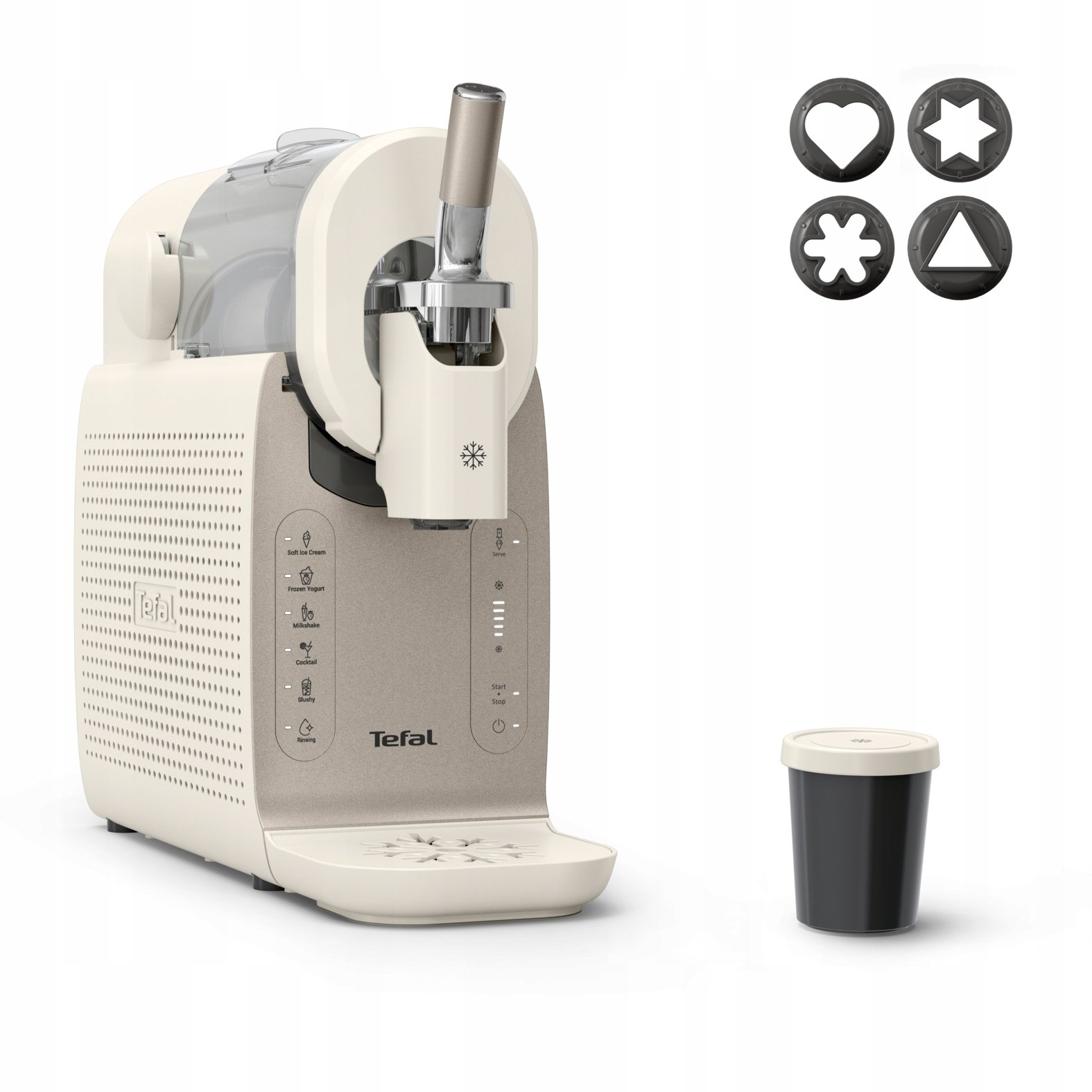 Tefal IG803AE0 aparat za pravljenje sladoleda Soft serve aparati za sladoled 1 L Bijelo
