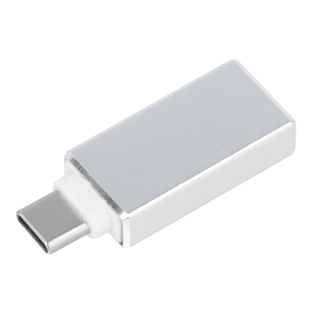 Adapter OTG USB A 3.0 (ženski) na Type-C (moški) bel