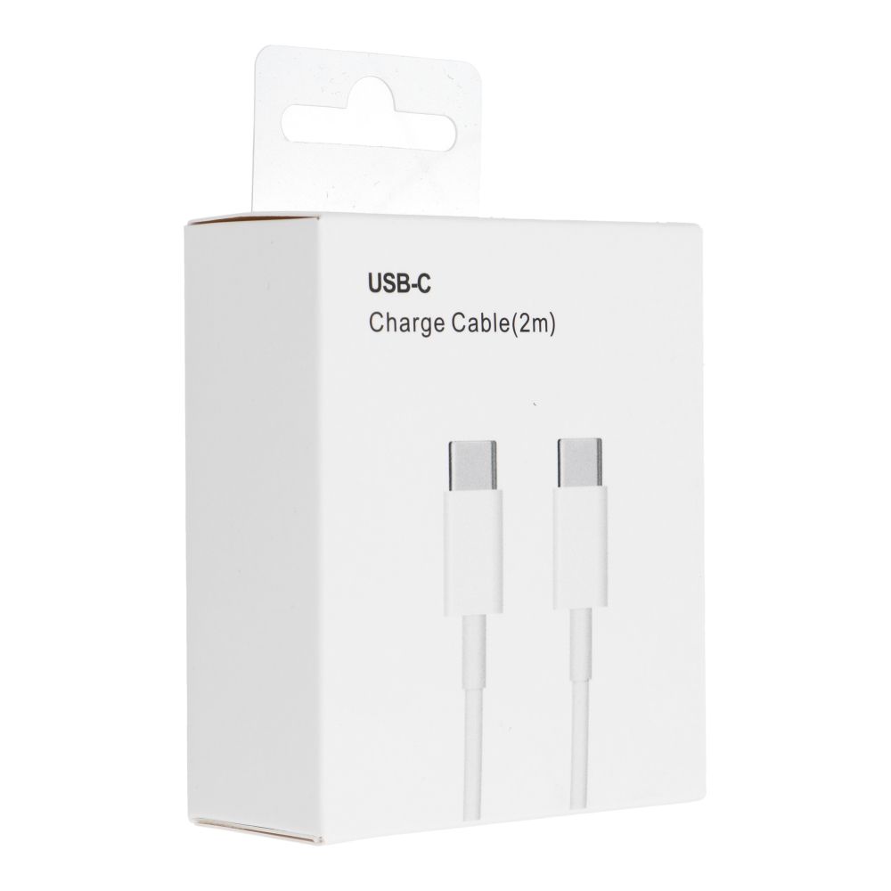 Kabel Tip C na Tip C PD QC3.0 3A 30W HD26 BOX 2 m bela