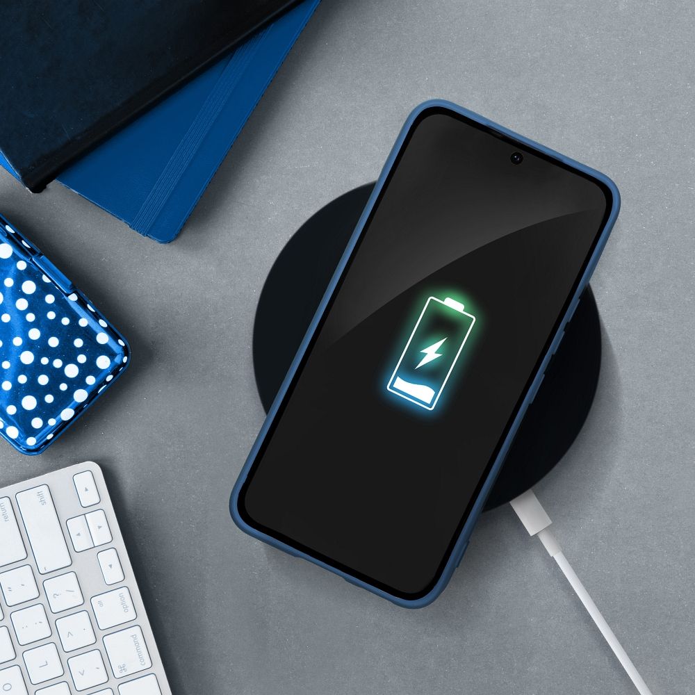 Silikonska maska ​​za Samsung Galaxy A17 / A18 plava