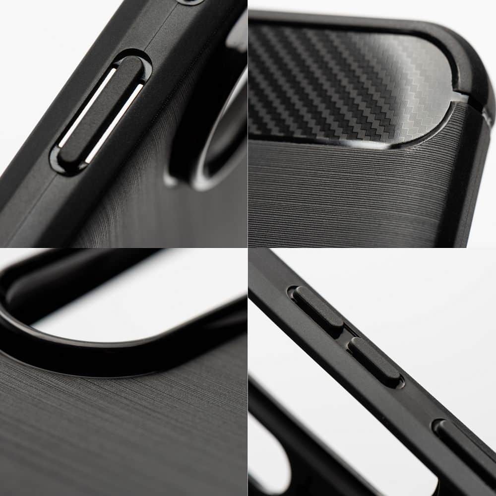 Ovitek za Motorola EDGE 60 / 60 FUSION Carbon 2.0 črna