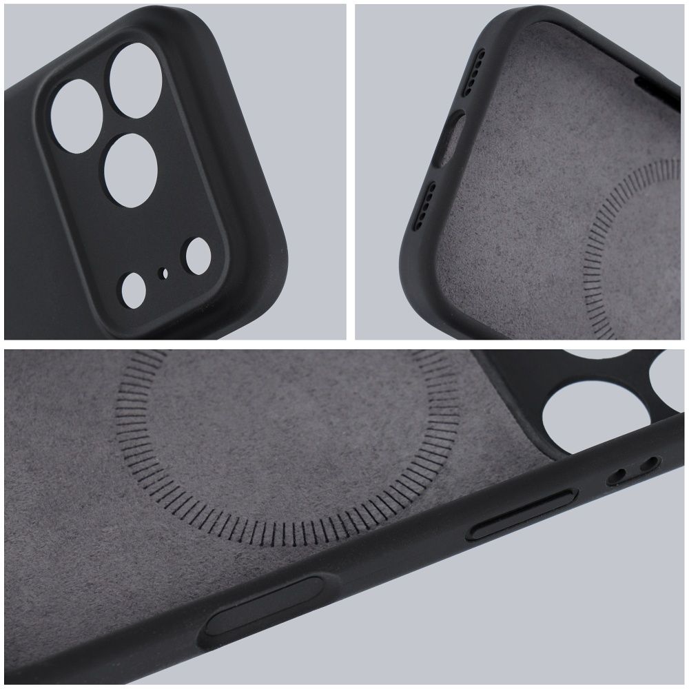 Forcell F-Protect Rubber Premium MagSafe maska ​​za iPhone 18 Pro / 17 Pro - crna