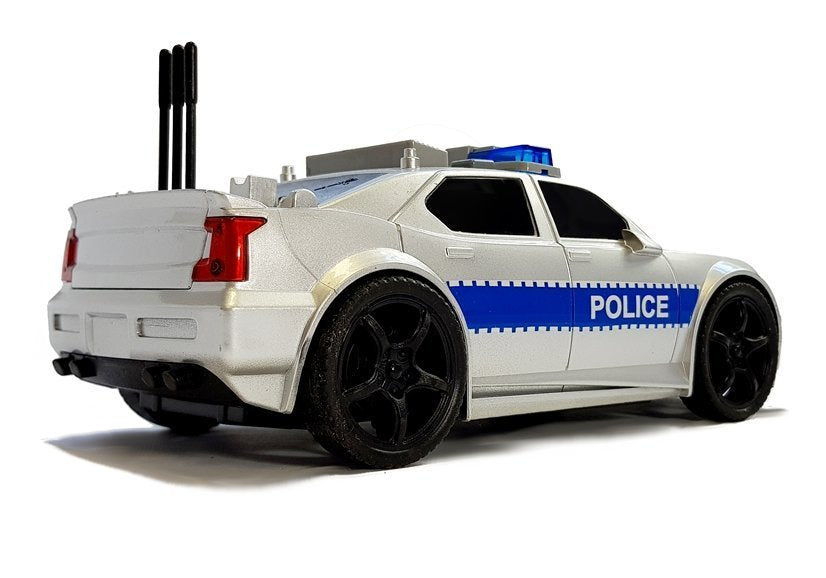 Policijski automobil na baterije 1:20 sa zvučnim i svjetlosnim efektima - srebrni