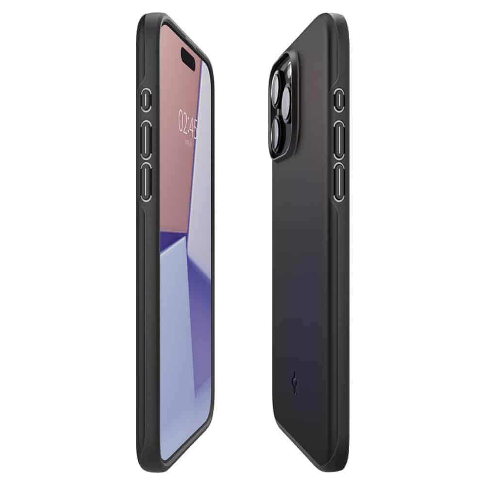 Spigen Thin Fit ovitek za iPhone 15 Pro Max ACS06544 - črn