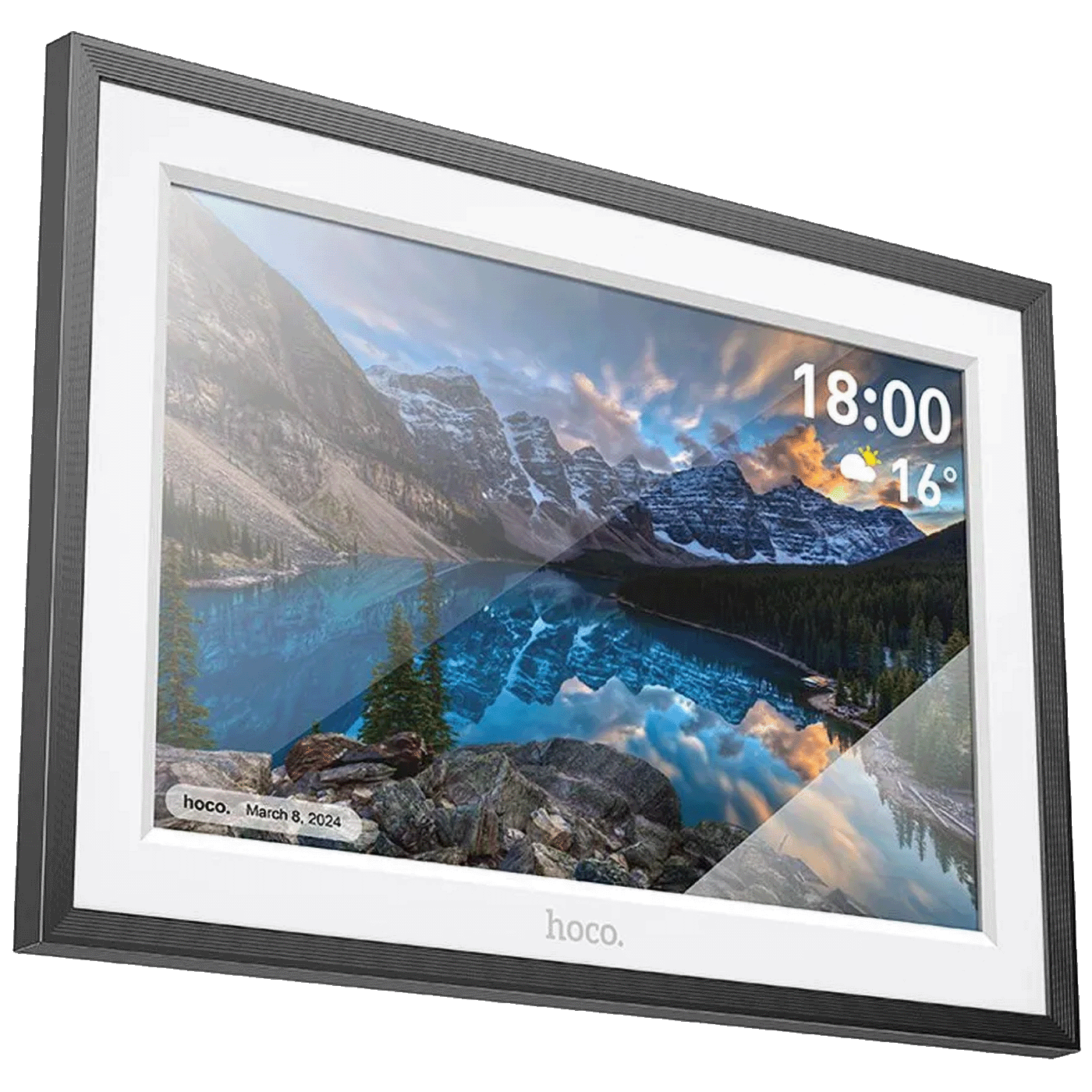 hoco. Digitalni foto okvir 10", LCD touch panelWiFi, microUSB - HI13