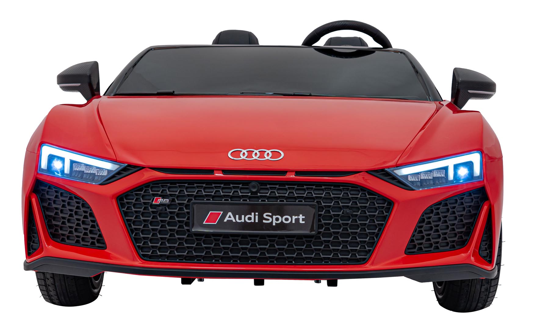 Licencirani auto na akumulator Audi R8 Spyder LIFT - dvosjed - crveni