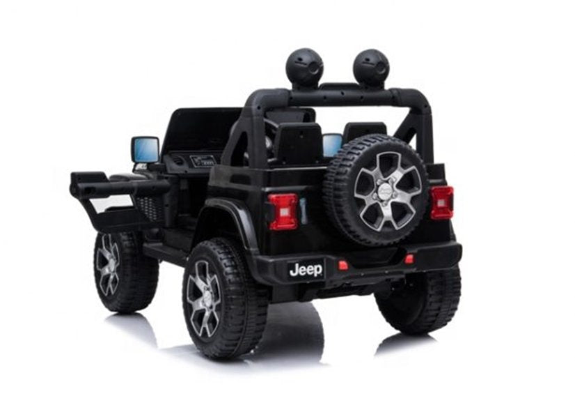 Licencirani auto na akumulator Jeep Rubicon 4x4 - crni