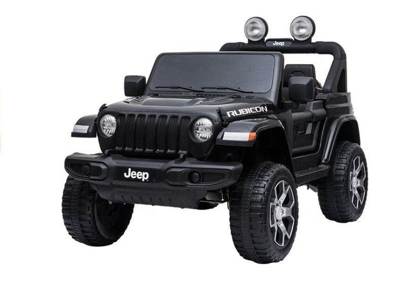 Licencirani auto na akumulator Jeep Rubicon 4x4 - crni