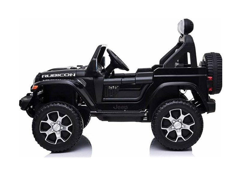 Licencirani auto na akumulator Jeep Rubicon 4x4 - crni