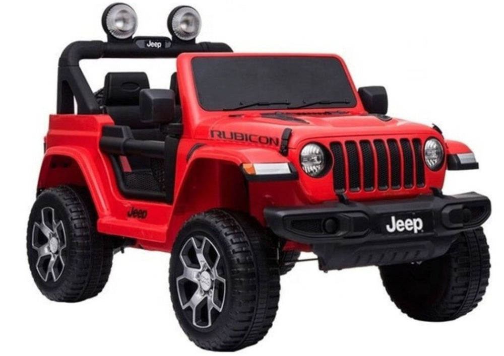 Licencirani auto na akumulator Jeep Rubicon 4x4 - crveni