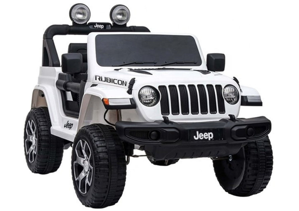 Licencirani auto na akumulator Jeep Rubicon 4x4 - bijeli