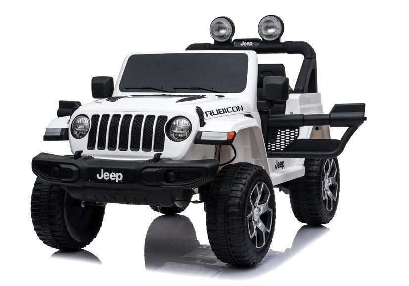 Licencirani auto na akumulator Jeep Rubicon 4x4 - bijeli