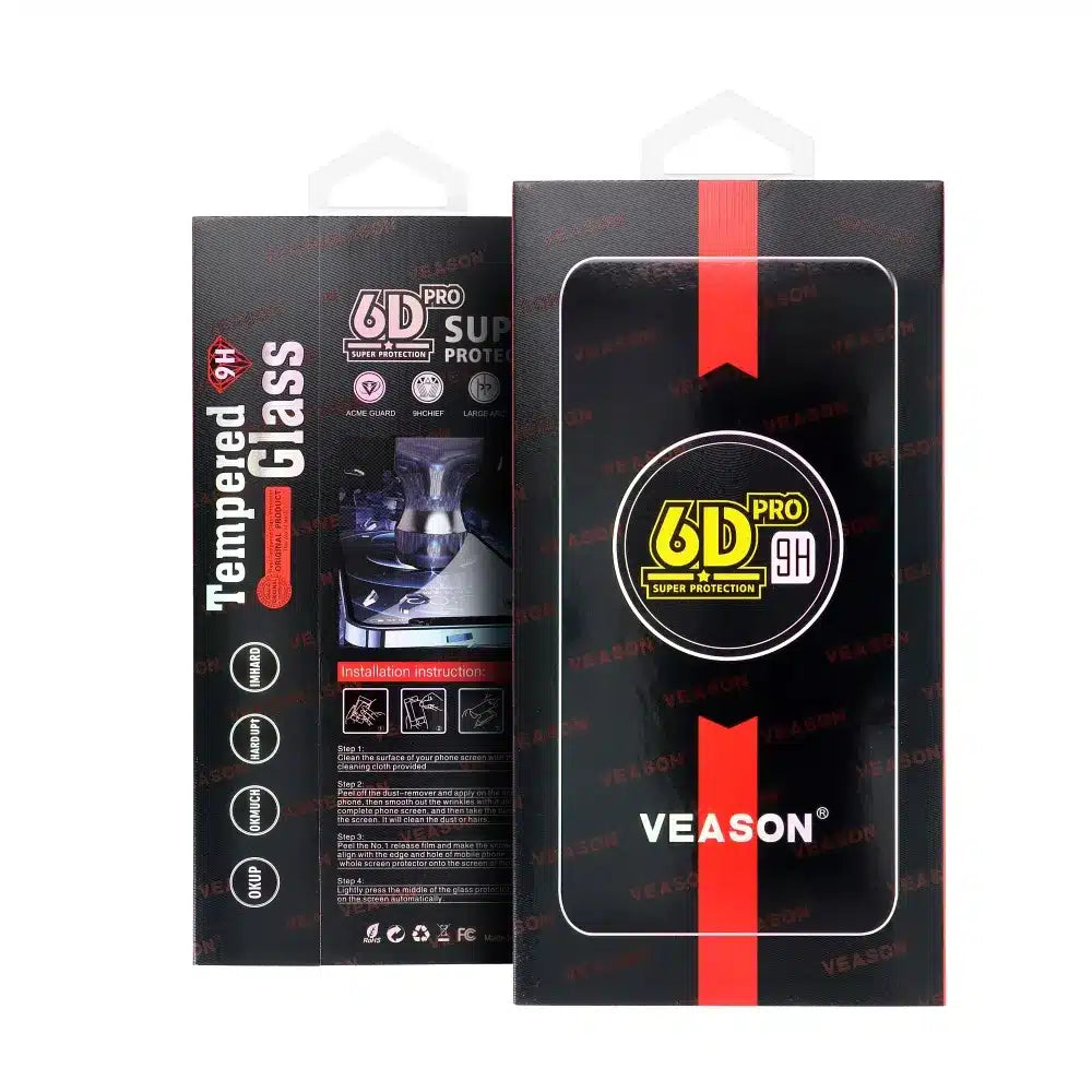 Kaljeno staklo 6D Pro Veason Glass - za Motorola Edge 50 Neo crno