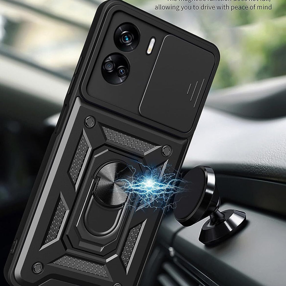 Techsuit – serija CamShield zaščitna maskica za Honor 90 Lite - črna