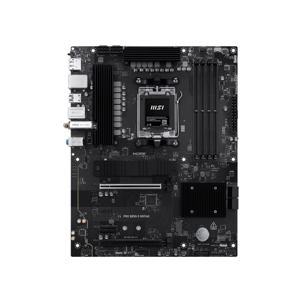 MSI PRO B850-S WIFI6E matična ploča AMD B850 Utor AM5 ATX