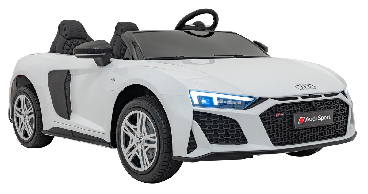 Licencirani auto na akumulator Audi R8 Spyder LIFT - dvosjed - Bijeli
