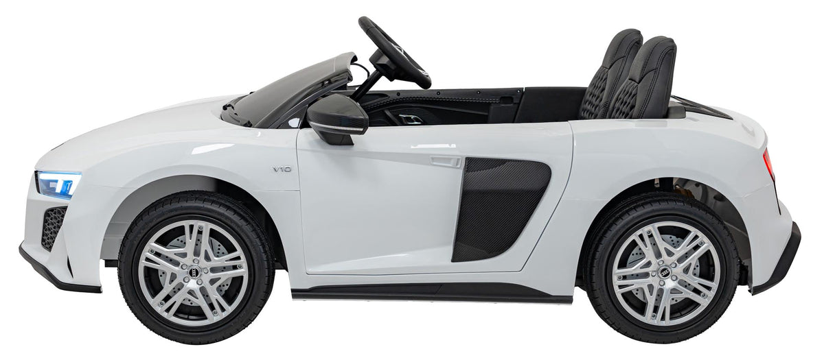 Licencirani auto na akumulator Audi R8 Spyder LIFT - dvosjed - Bijeli