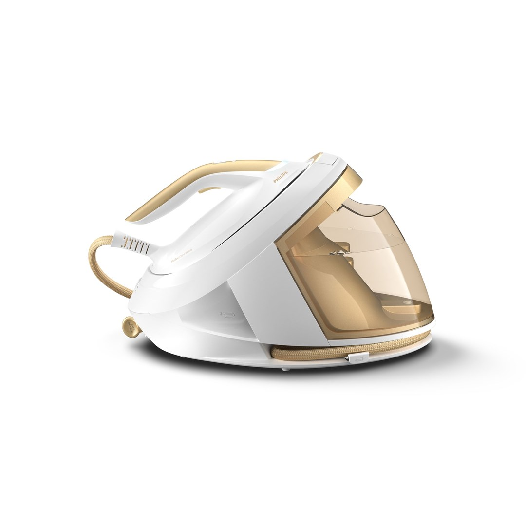 Philips PSG8040/60 postaja za glačanje na paru 2700 W 1,8 L SteamGlide Elite stopalo Zlatno, Bijelo