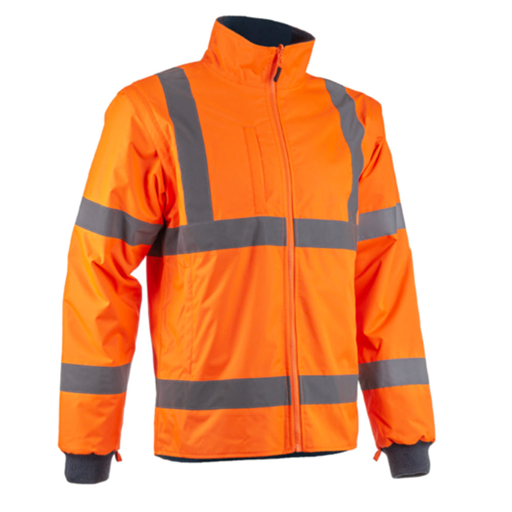 Signalizirajuća Hi-viz 2u1 jakna KAZAN narančasta