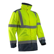 Signalizirajuća zaštitna Hi-viz parka KAZAN žuto-plava