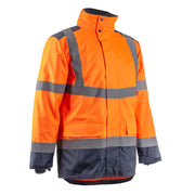 Signalizirajuća zaštitna Hi-viz parka KAZAN narančasto-plava