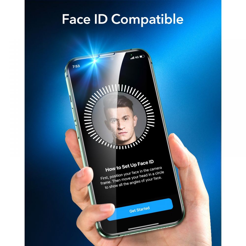 ESR ARMORITE KALJENO STEKLO 2 KOS PAKET ZA IPHONE 13 PRO MAX / 14 PLUS ČRNO