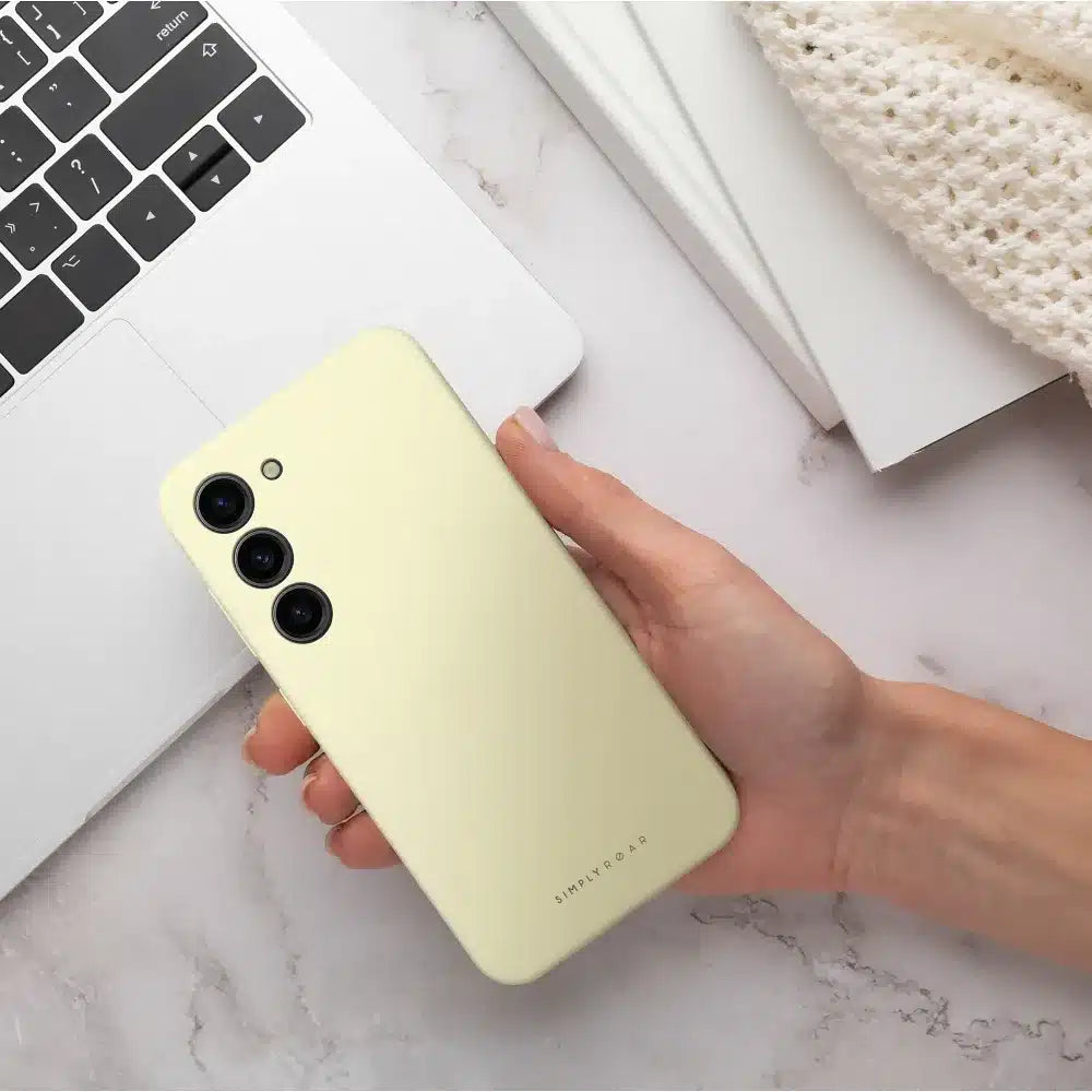 Maska Roar Cloud-Skin za SAMSUNG GALAXY A55 5G svetlo rumena