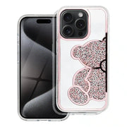 TEDDY BEAR maska za iPhone 16 Pro Max - roza