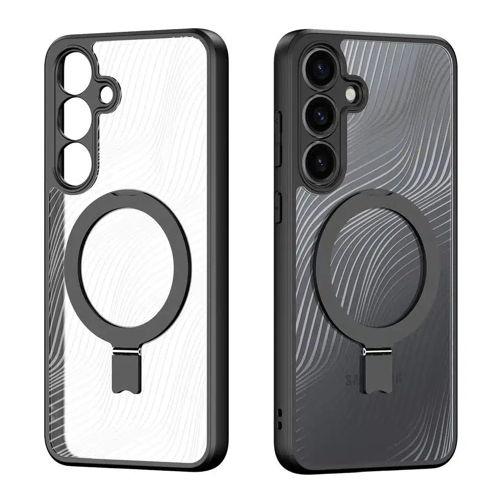 DUX DUCIS AIMO MAG MagSafe kompatibilno ohišje za Samsung Galaxy S25, črne barve