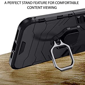 Ring Armor Case Kickstand robusten ovitek za XIAOMI REDMI 9
