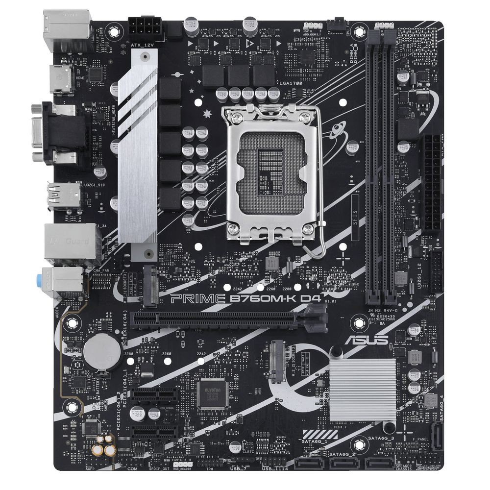 ASUS PRIME B760M-K D4 Intel B760 LGA 1700 Mikro ATX