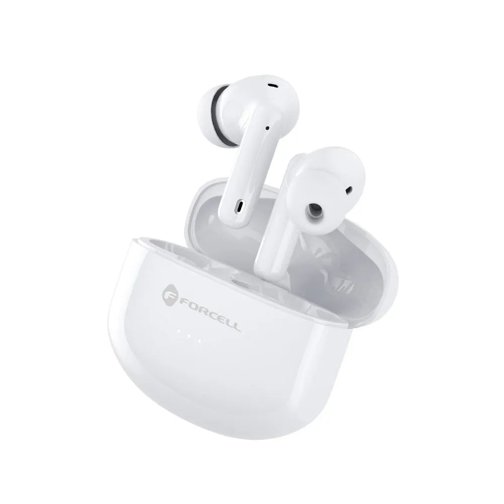 FORCELL F-AUDIO bežične/bluetooth stereo slušalice TWS ANC CLEAR Sound bijele