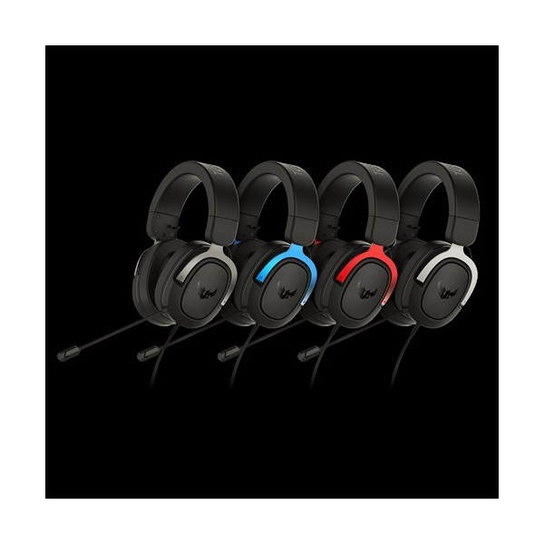 ASUS TUF Gaming H3 Slušalice Žičano Obruč za glavu Igranje Crno, Sivo