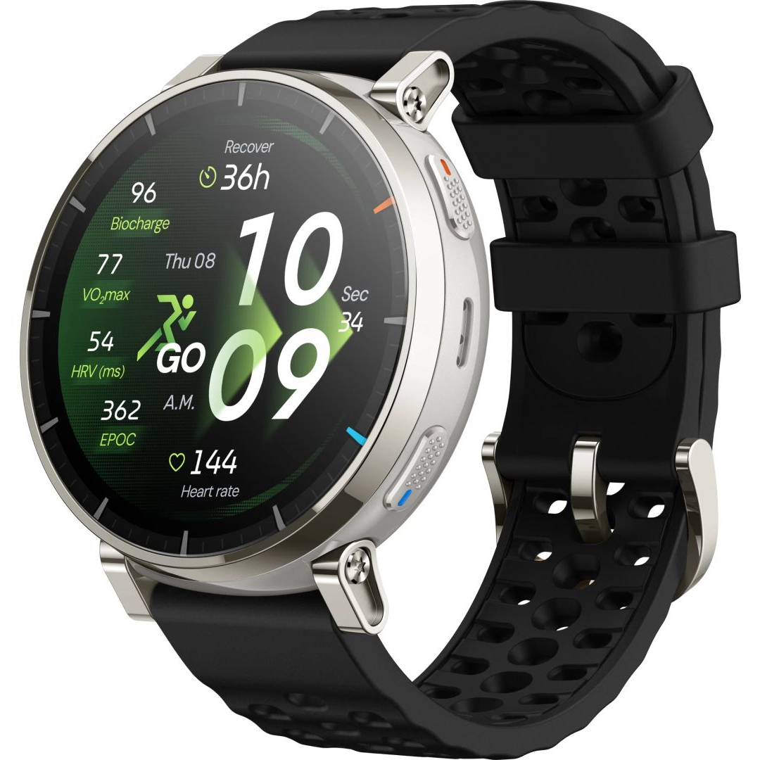 Amazfit Active 3 3,35 cm (1.32") AMOLED Digitalno 466 x 466 pikseli Ekran osjetljiv na dodir Zlatno GPS