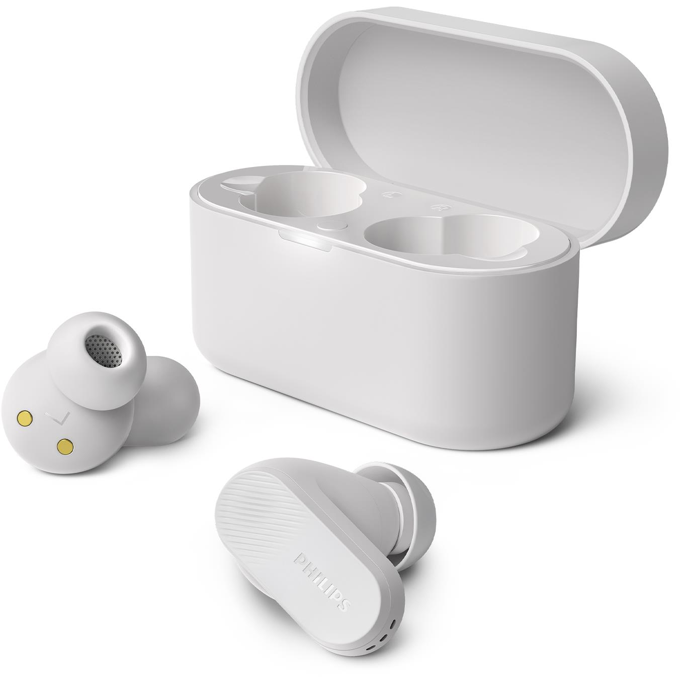 Philips 3000 series TAT3509WT/00 naglavne slušalice i slušalice s ugrađenim mikrofonom True Wireless Stereo (TWS) U uhu Pozivi/glazba Bluetooth Bijelo