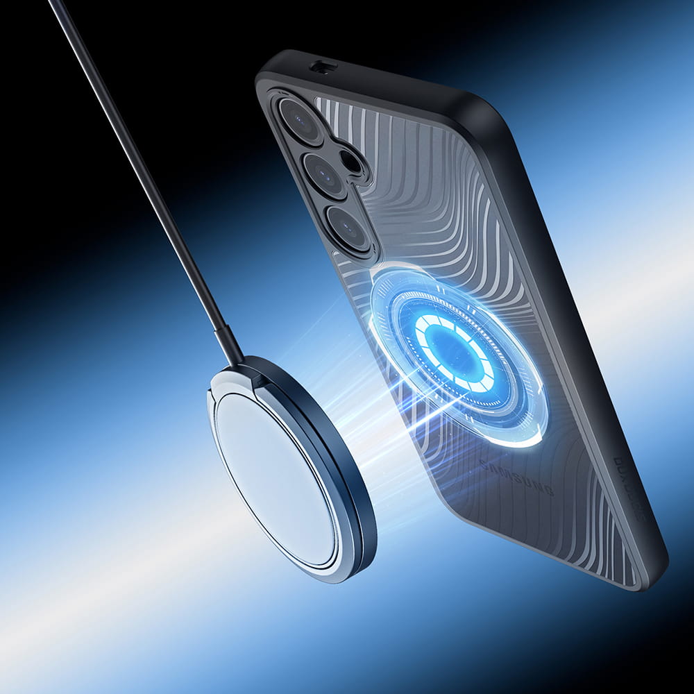 DUX DUCIS Aimo Mag - oklopni ovitek, združljiv z MagSafe za Samsung Galaxy S24, črn