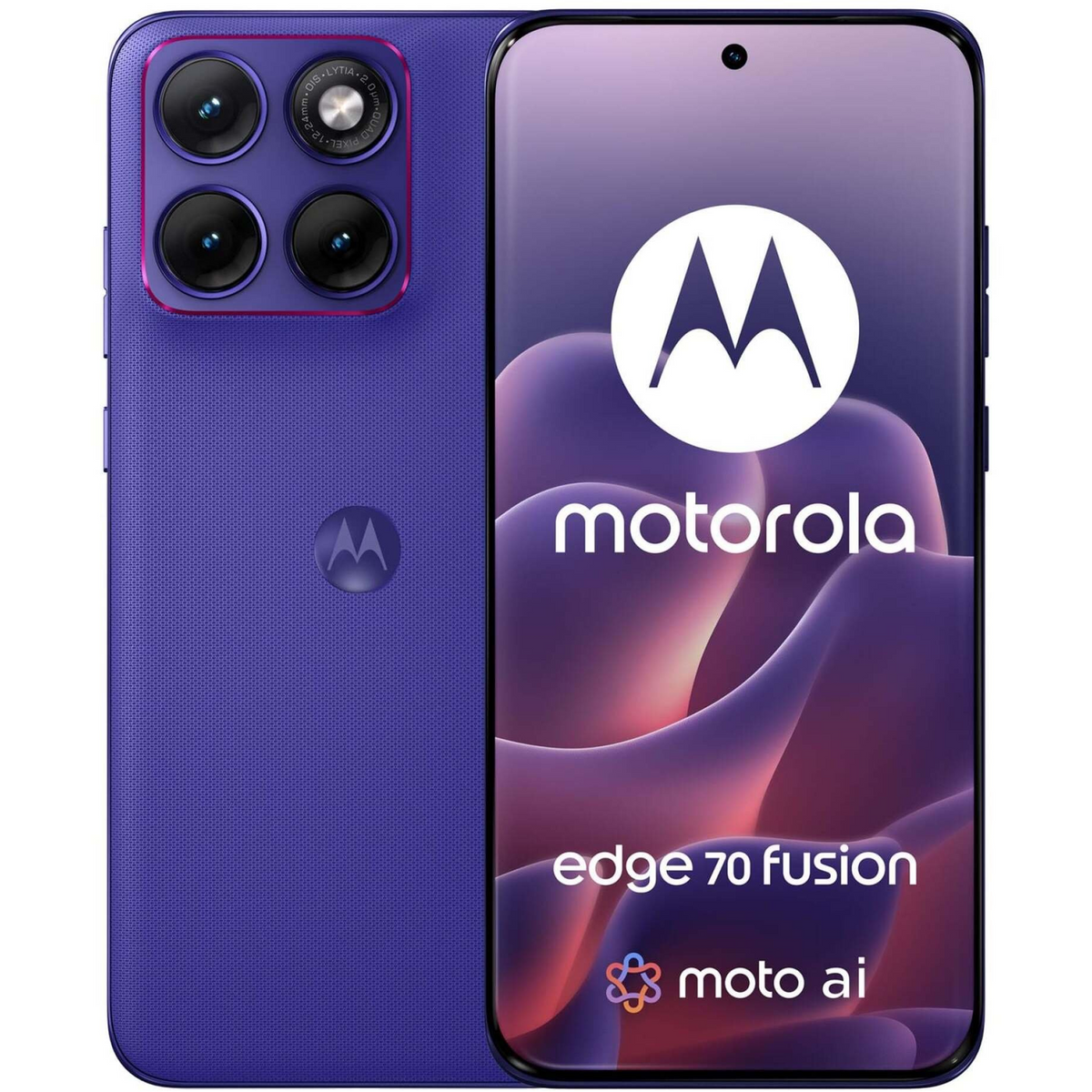 Motorola edge 70 fusion 17,2 cm (6.78") Dvostruki SIM Android 16.0 5G USB Tip-C 12 GB 256 GB 7000 mAh Ljubičasto