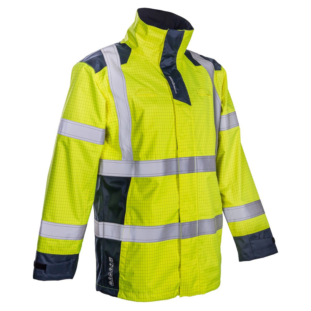 Signalizirajuća zaštitna Hi-viz parka NOTT žuto-plava