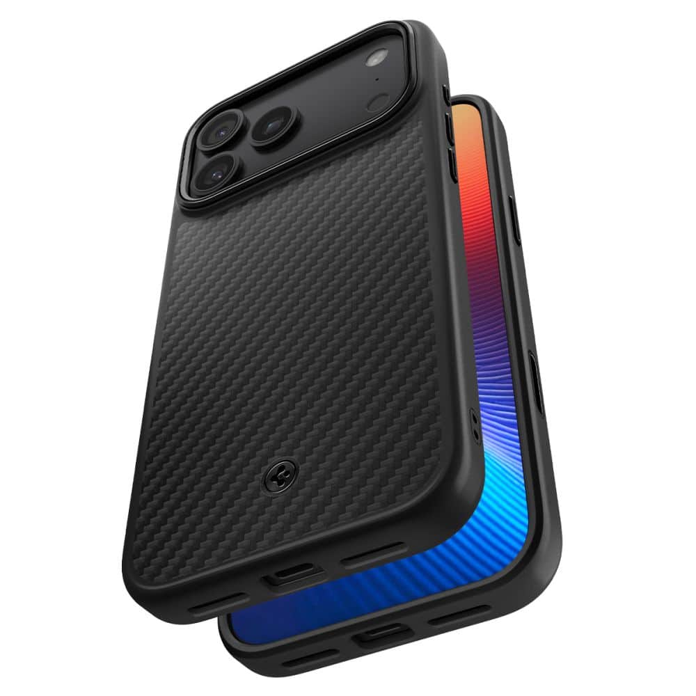 Spigen Enzo Aramid T (MagFit) maska za iPhone 17 Pro ACS09959 - crna