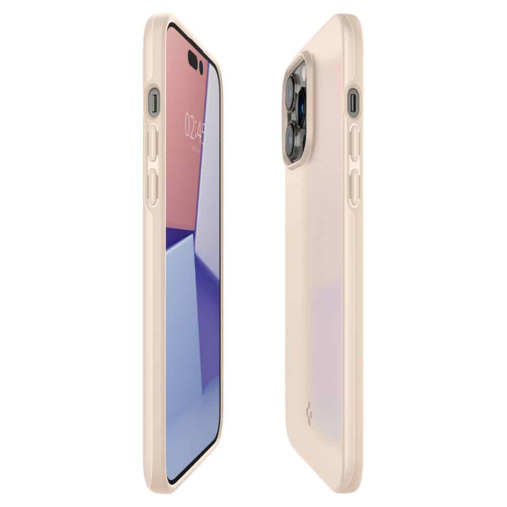 OVITEK SPIGEN THIN FIT ZA IPHONE 14 PRO PEŠČENO BEŽ