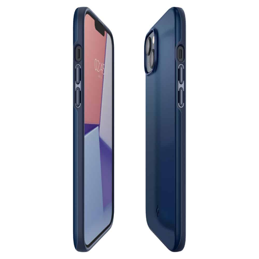 SPIGEN THIN FIT OVITEK ZA IPHONE 14 PLUS / 15 PLUS TEMNO MODRA