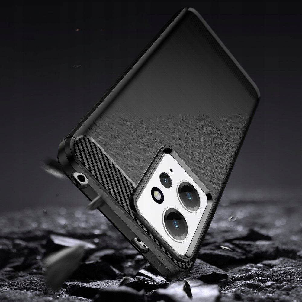 TECH-PROTECT TPUCARBON OVITEK ZA XIAOMI REDMI NOTE 12 4G / LTE črn