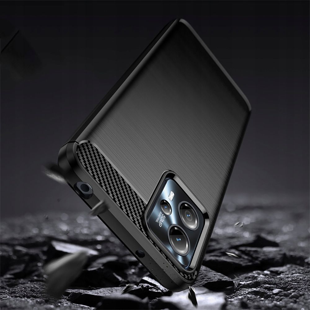 TECH-PROTECT TPUCARBON OVITEK ZA MOTOROLO MOTO G13 / G23 črna