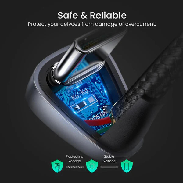 Ugreen USB C kabel za hitro polnjenje v obliki črke U