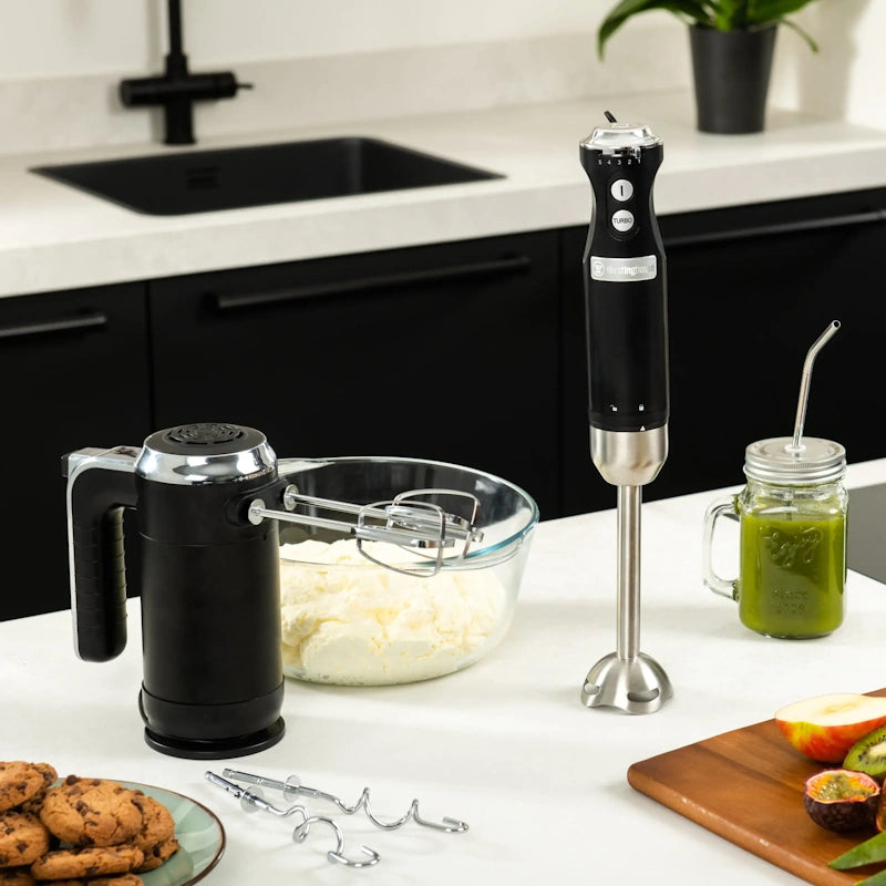 Westinghouse Retro Black hand mixer
